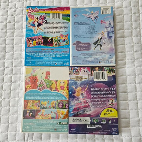 Barbie DVD Lot of 18 Movies Games New Old Stock NOS Y2K 2000s Sealed - Picture 7 of 10